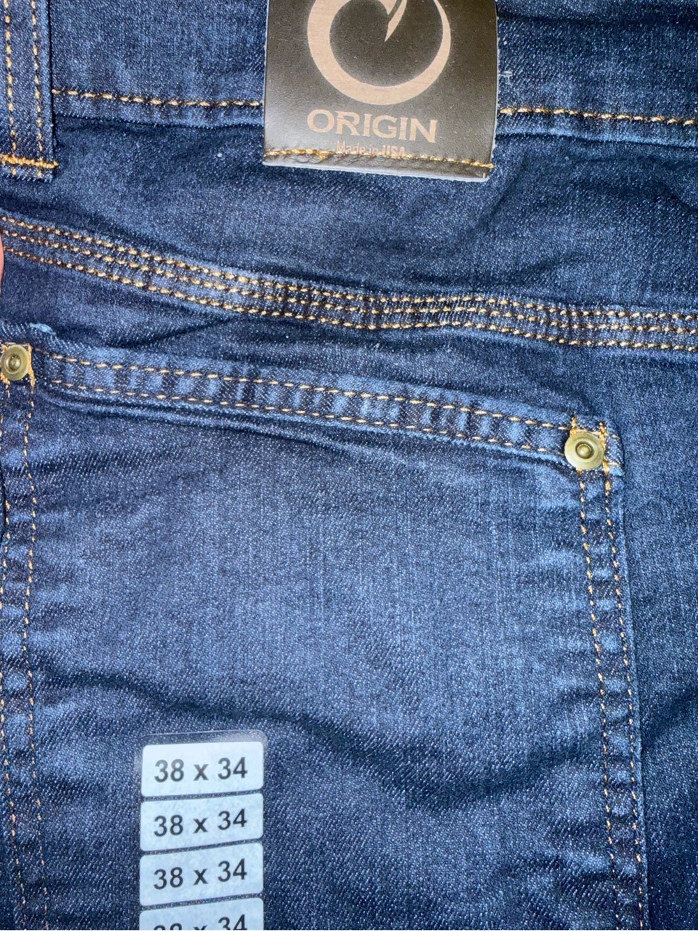 Origin delta fighter fit men’s 38x34 dark wash